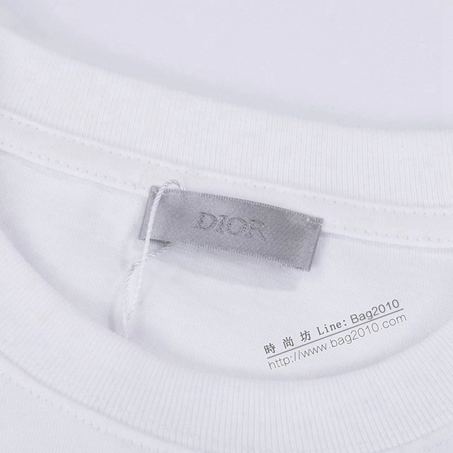 Dior專櫃迪奧2023SS新款刺繡T恤 男女同款 tzy2765